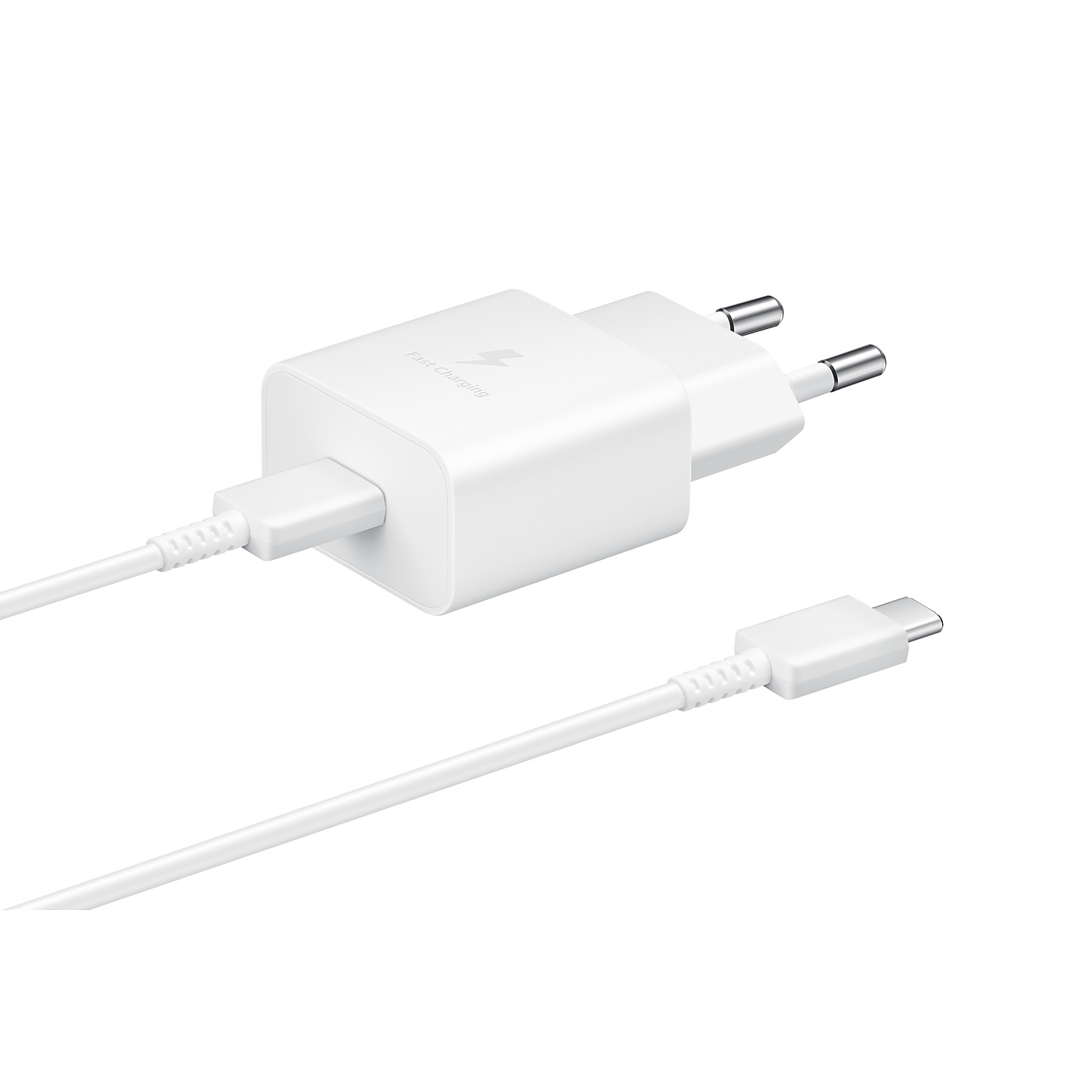 Samsung EP-T1510 Netzteil 15W USB-C mit Datenkabel weiß