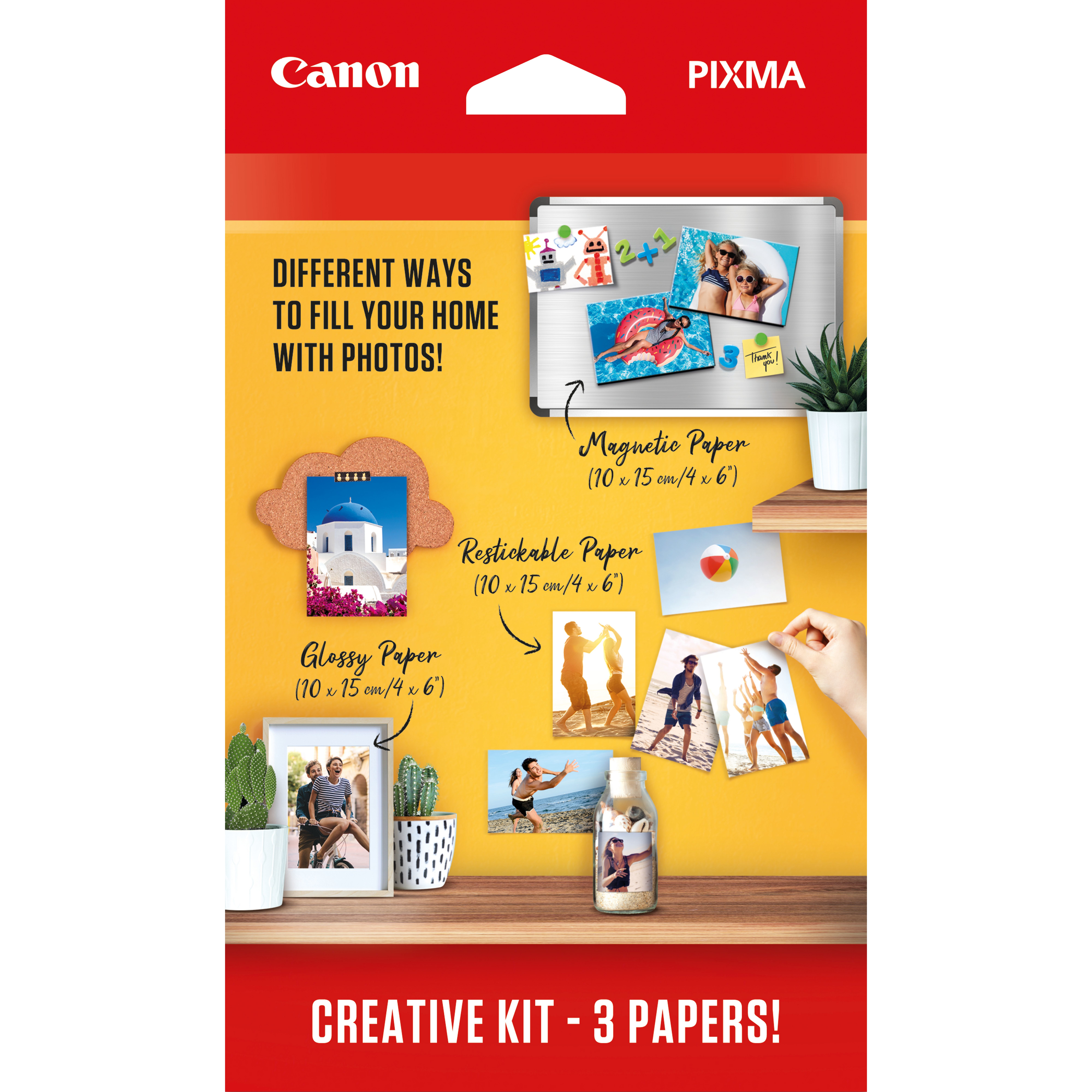 Canon Creative Kit Fotopapier 10 x 15 cm 60 Blatt weiss