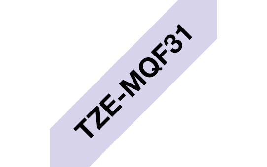 Brother TZe-MQF31 Schwarz auf Pastelllila