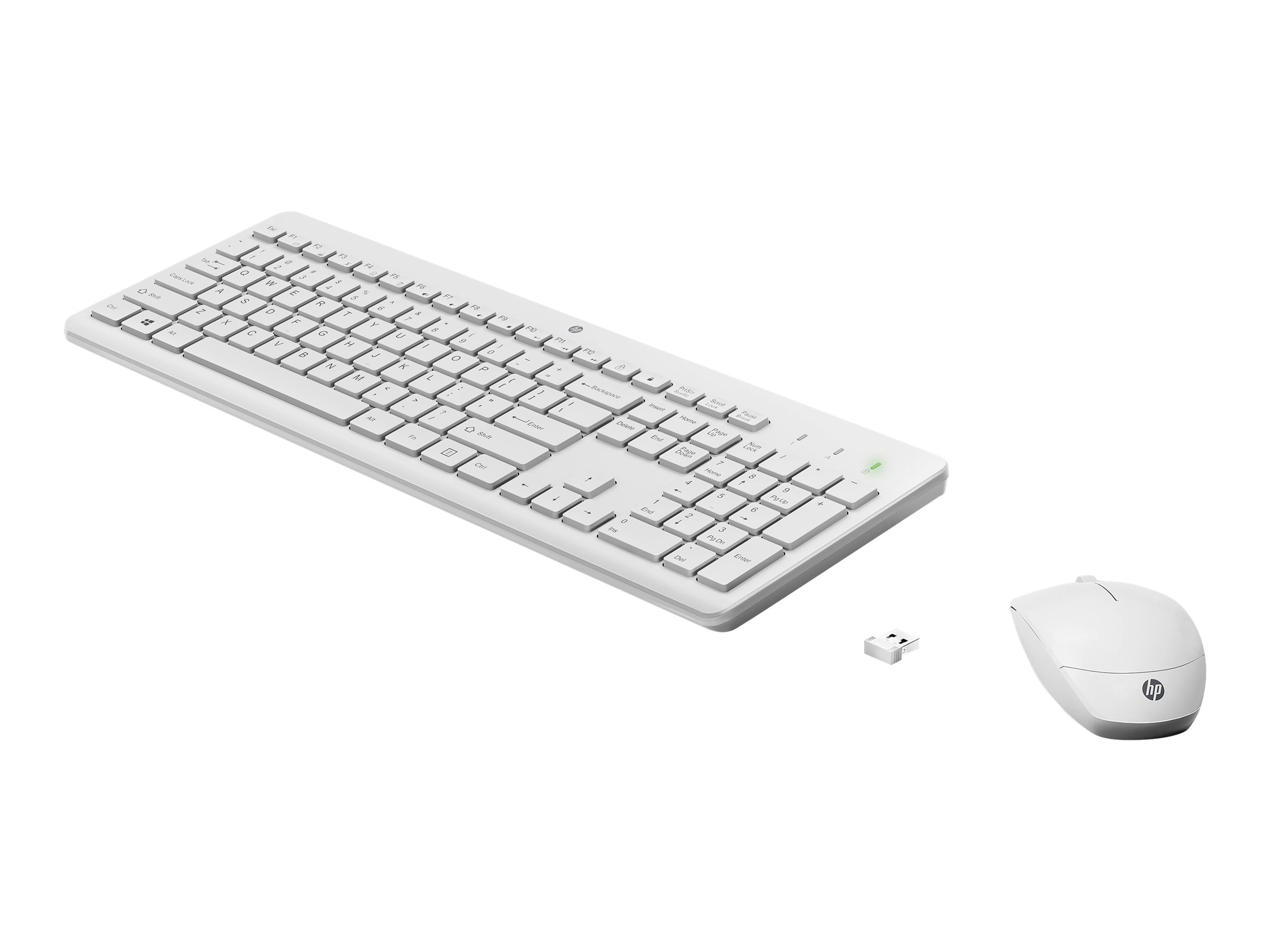 HP TastaturMaus 230 Kabellos Weiss Deutsch
