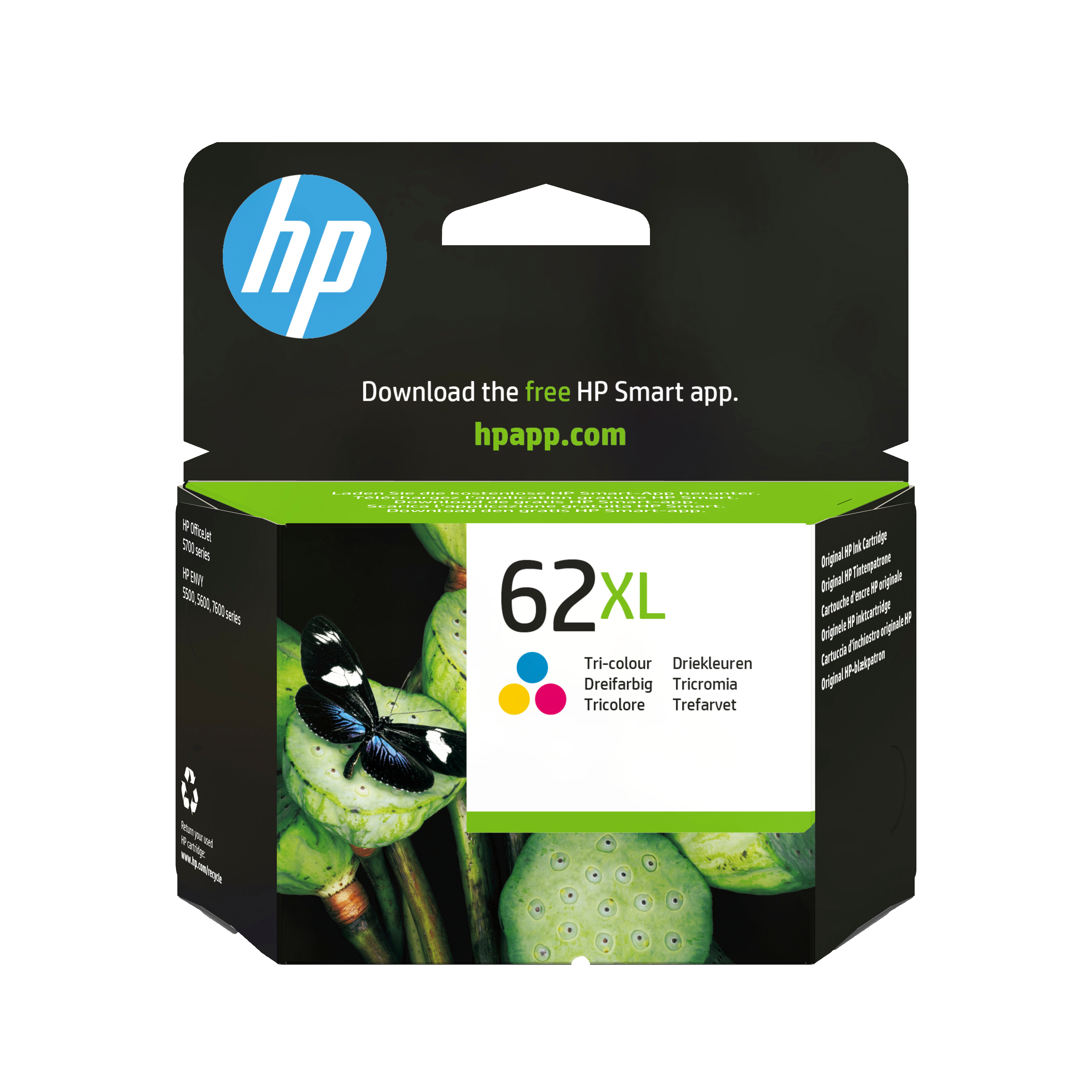 HP 62XL Dreifarbig hohe Ergiebigkeit