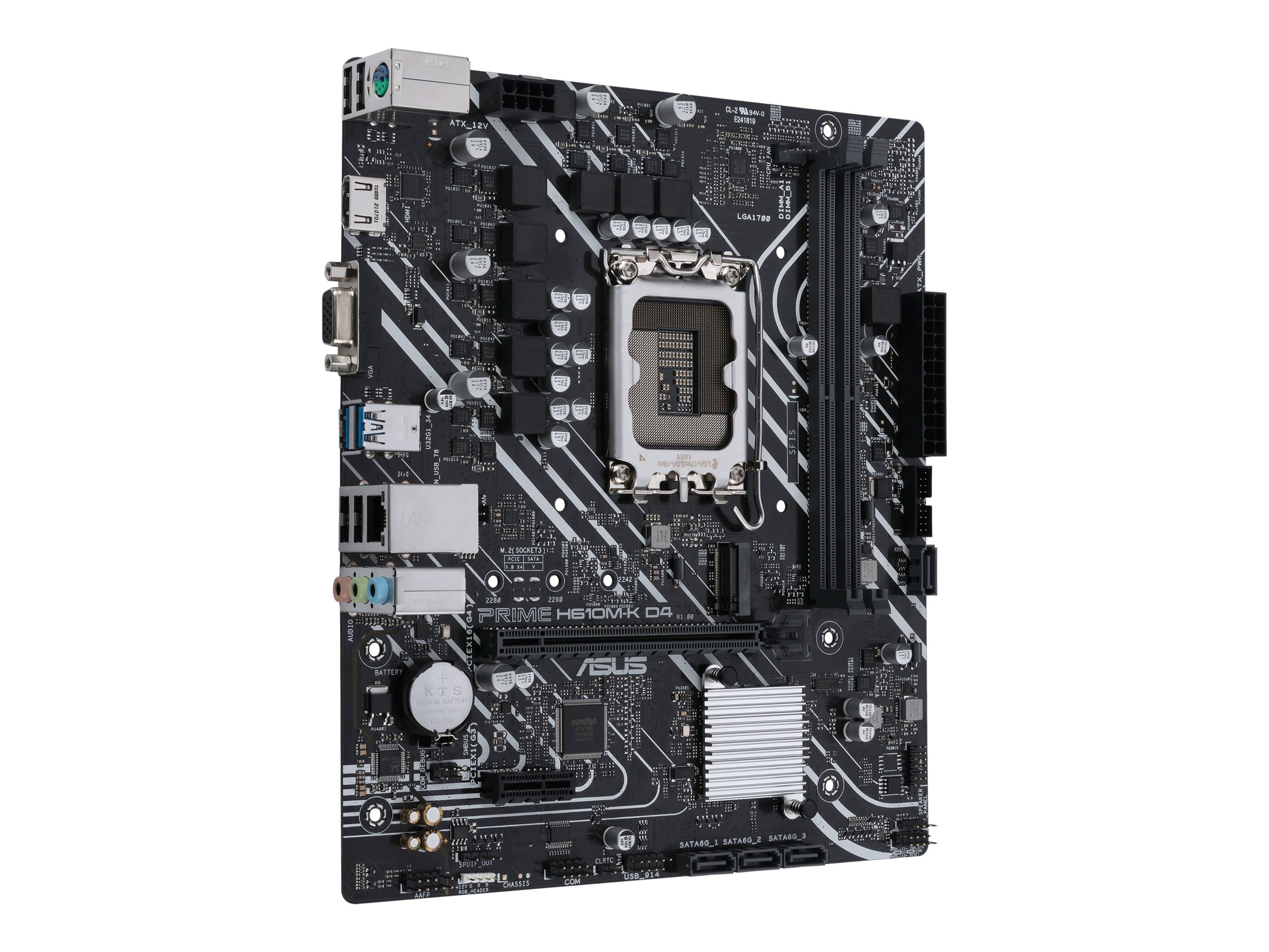 ASUS PRIME H610M-K D4 Motherboard