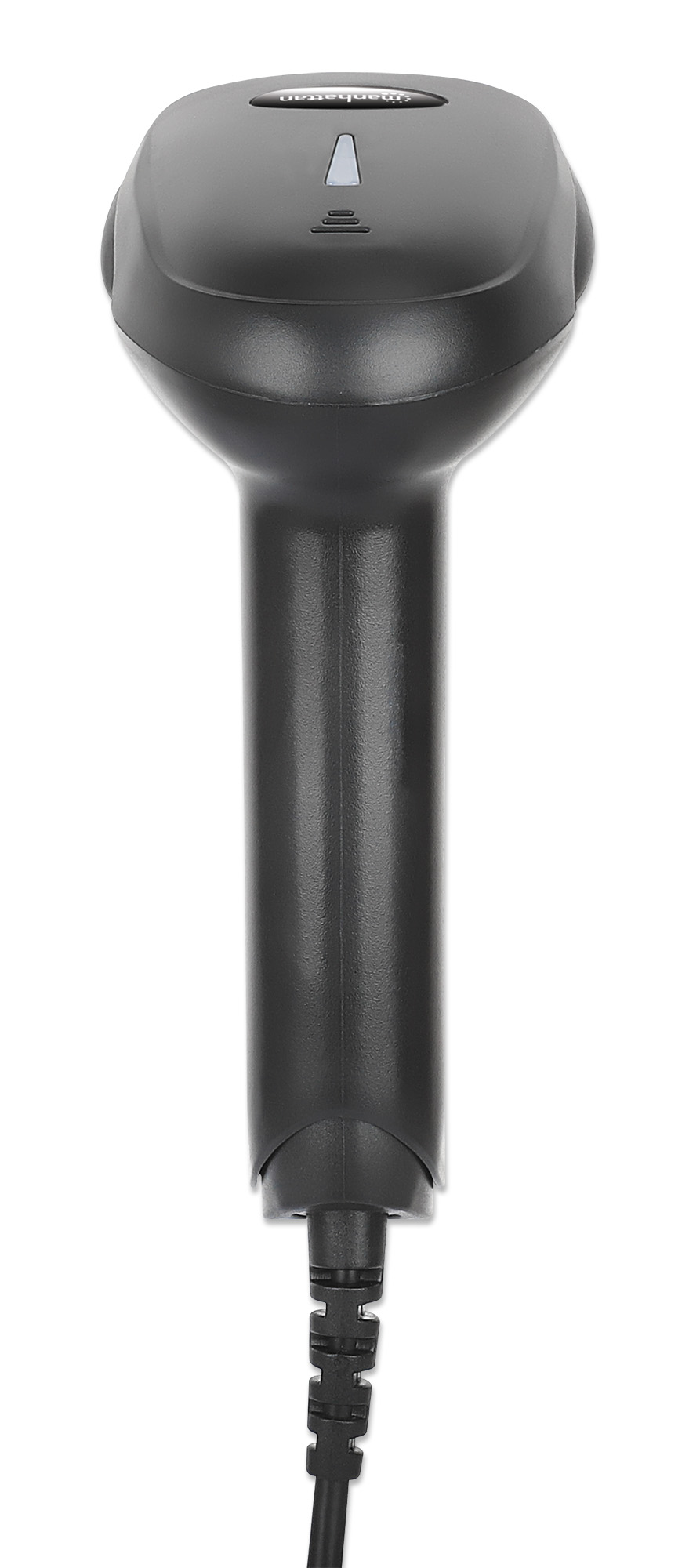 Manhattan 2D LED Barcodescanner 320mm 1,4m USB-Kabel Schwarz