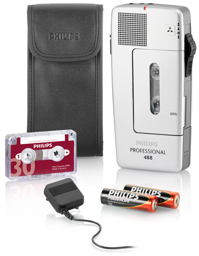 Philips Pocket Memo 488 analog Minikassetten-Diktiergerät