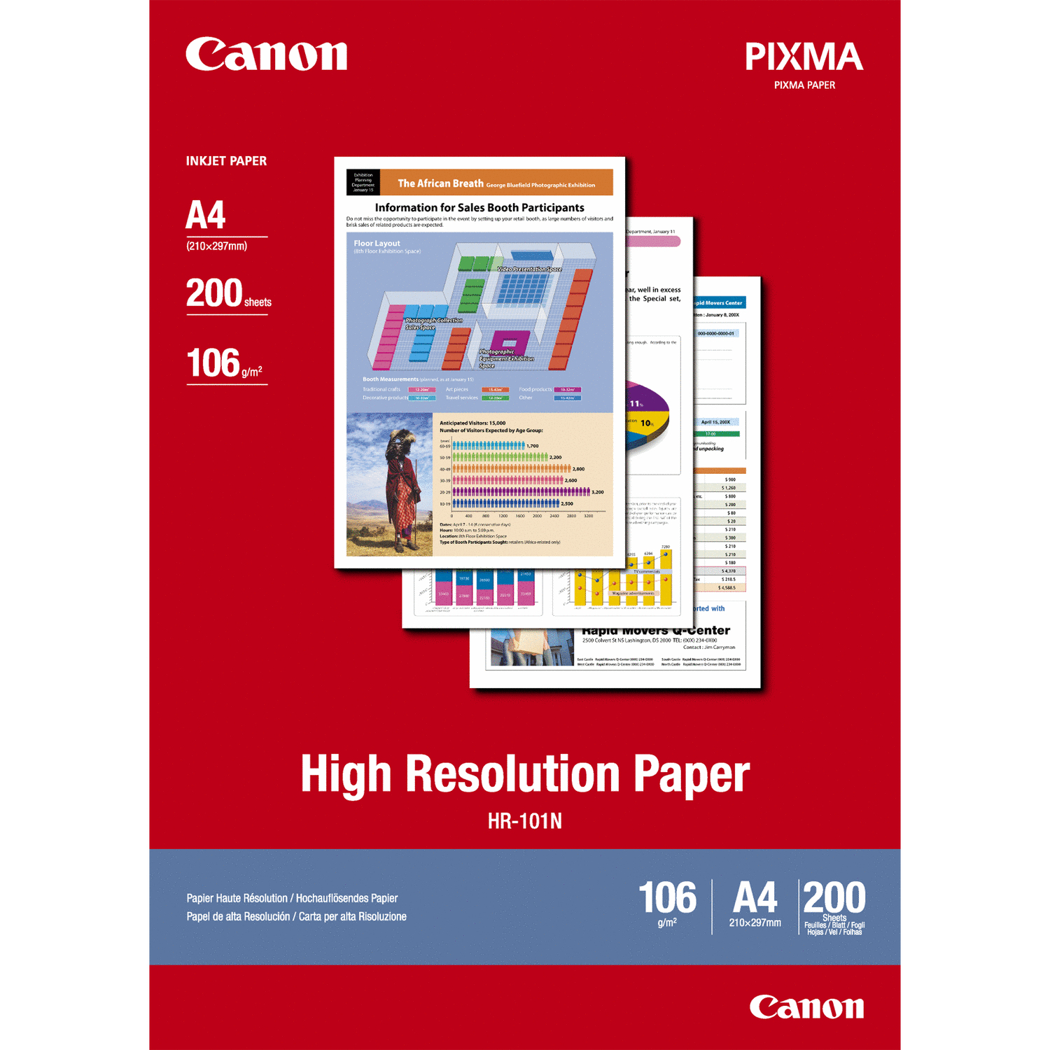 Canon HR-101 Hochauflösend A4 Papier