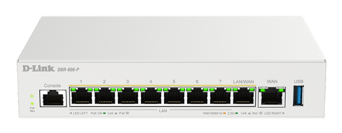 DLINK DBR600P Business PoE DualWAN VPN Router