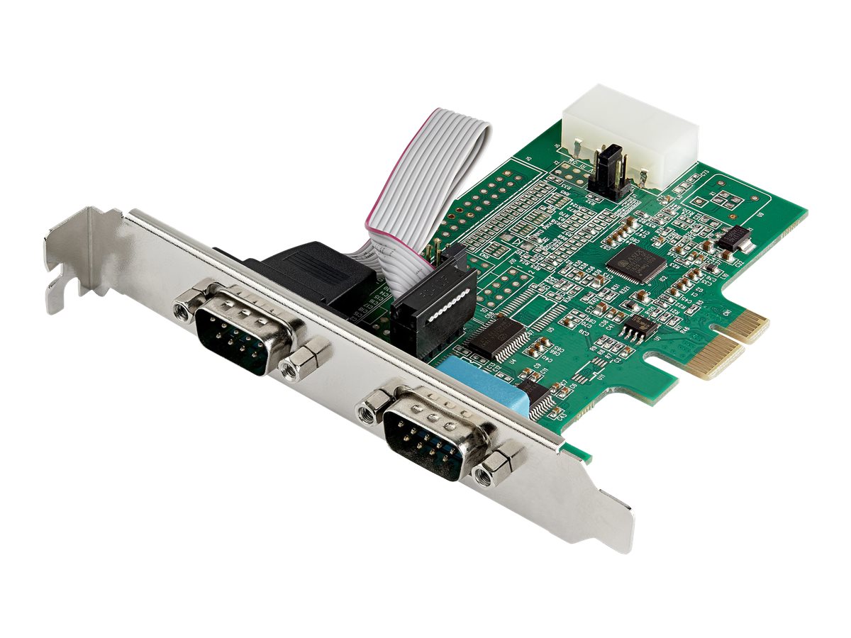 StarTech.com 2-Port Serielle PCIe RS232 Adapter DB9