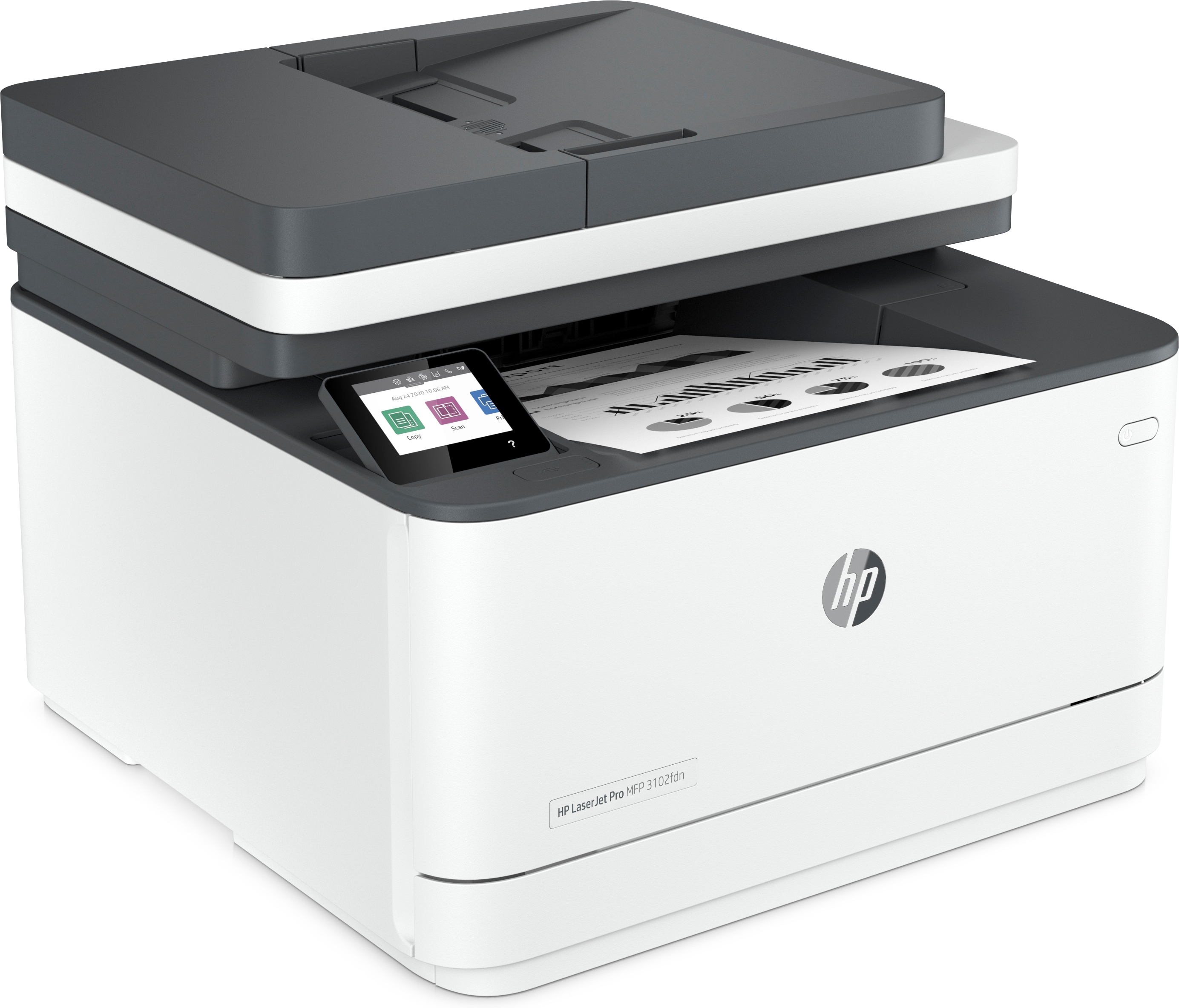 HP LaserJet Pro MFP 3102fdn Multifunktionsdrucker weiß