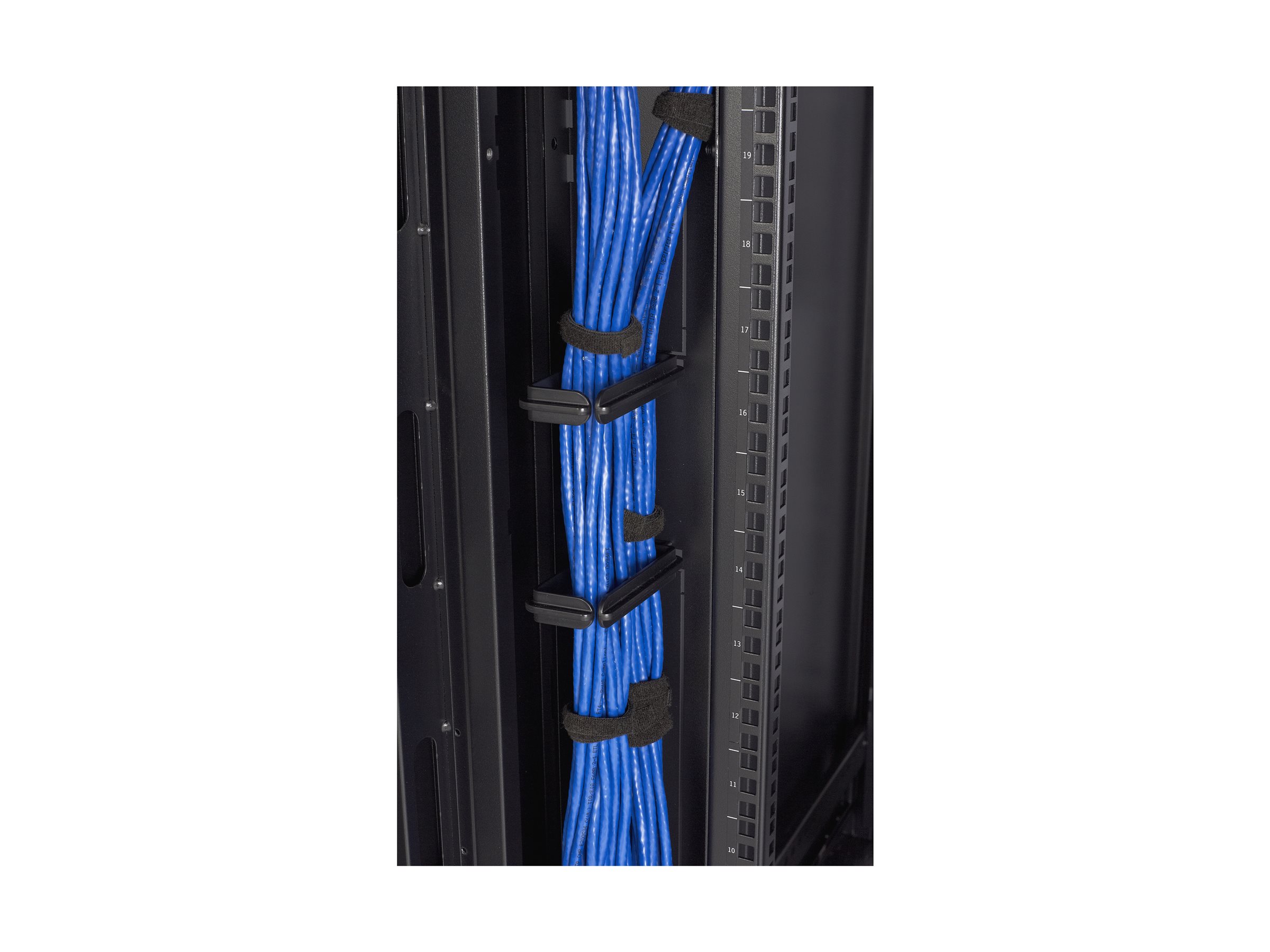 APC Rack-Kabelführungsring Schwarz