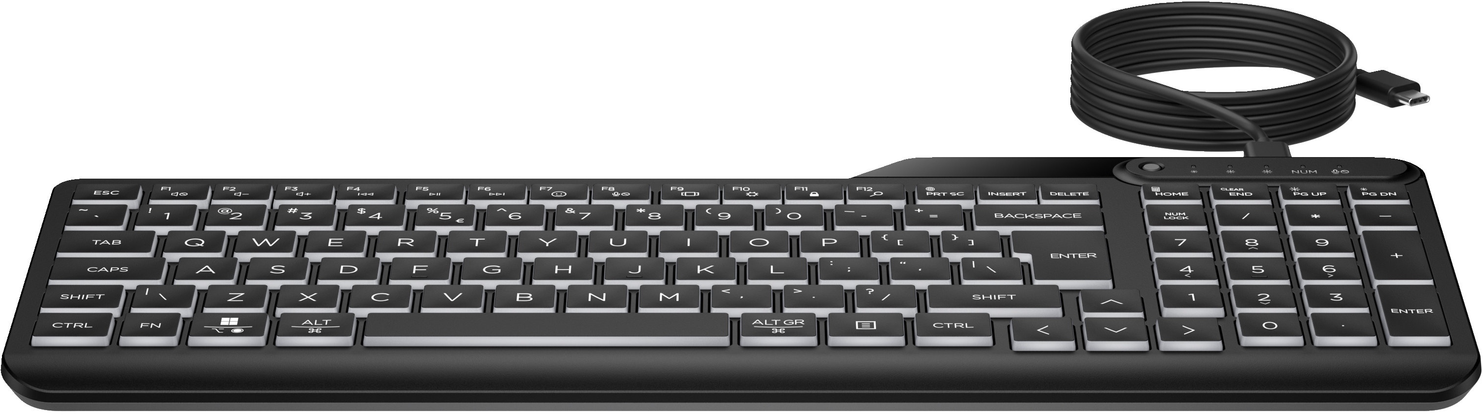 HP 400 Tastatur Multi-Device kompakt Schwarz