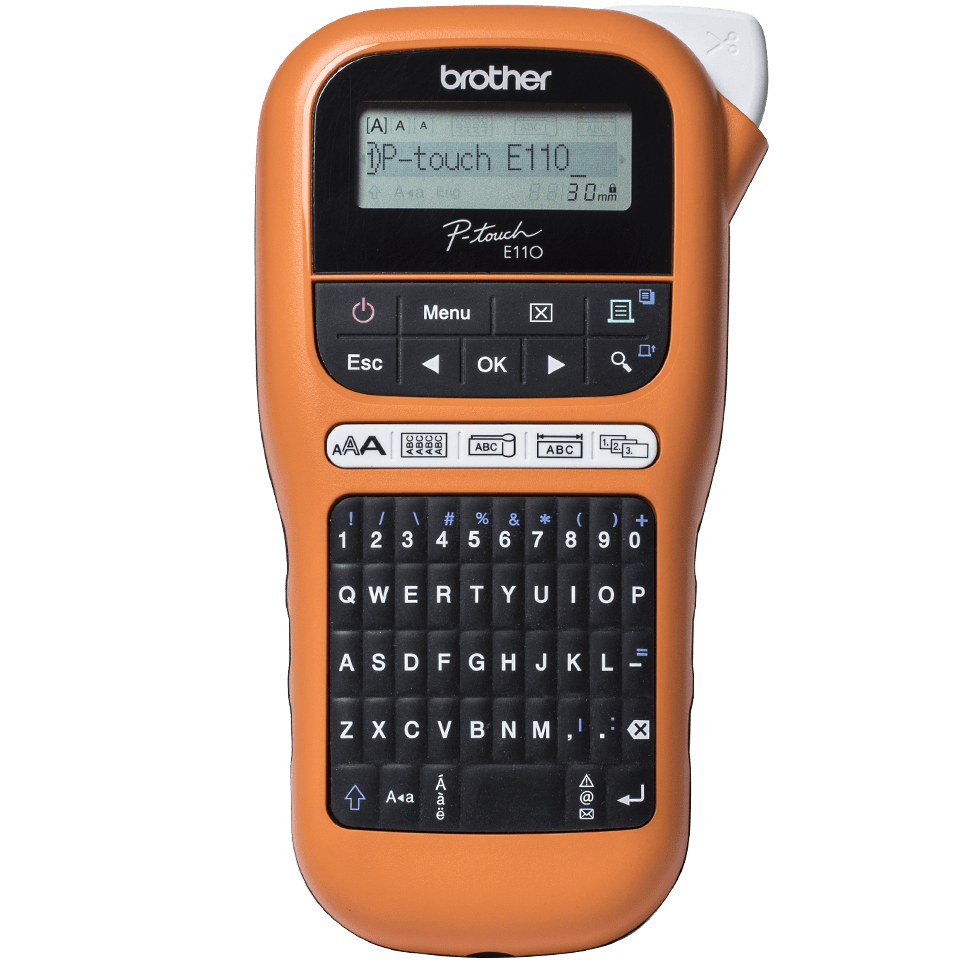 Brother P-Touch PT-E110 Beschriftungsgerät Rolle 1,2 cm