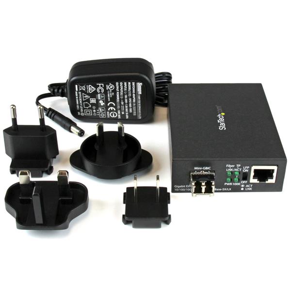 StarTech Gigabit Ethernet Glasfaser Medienkonverter