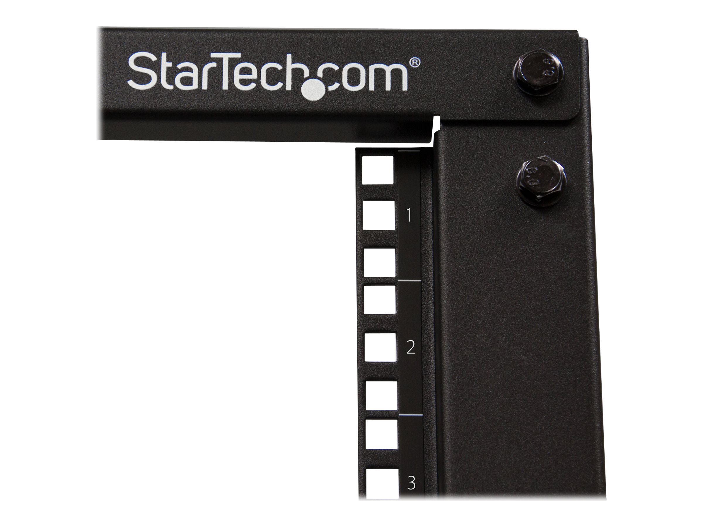 STARTECHCOM 48,26cm 19Zoll Serverschrank 15HE Laborgestell Tiefenverstellbar zwischen 56 und 102 cm 544 kg Kapazitat mit Roll