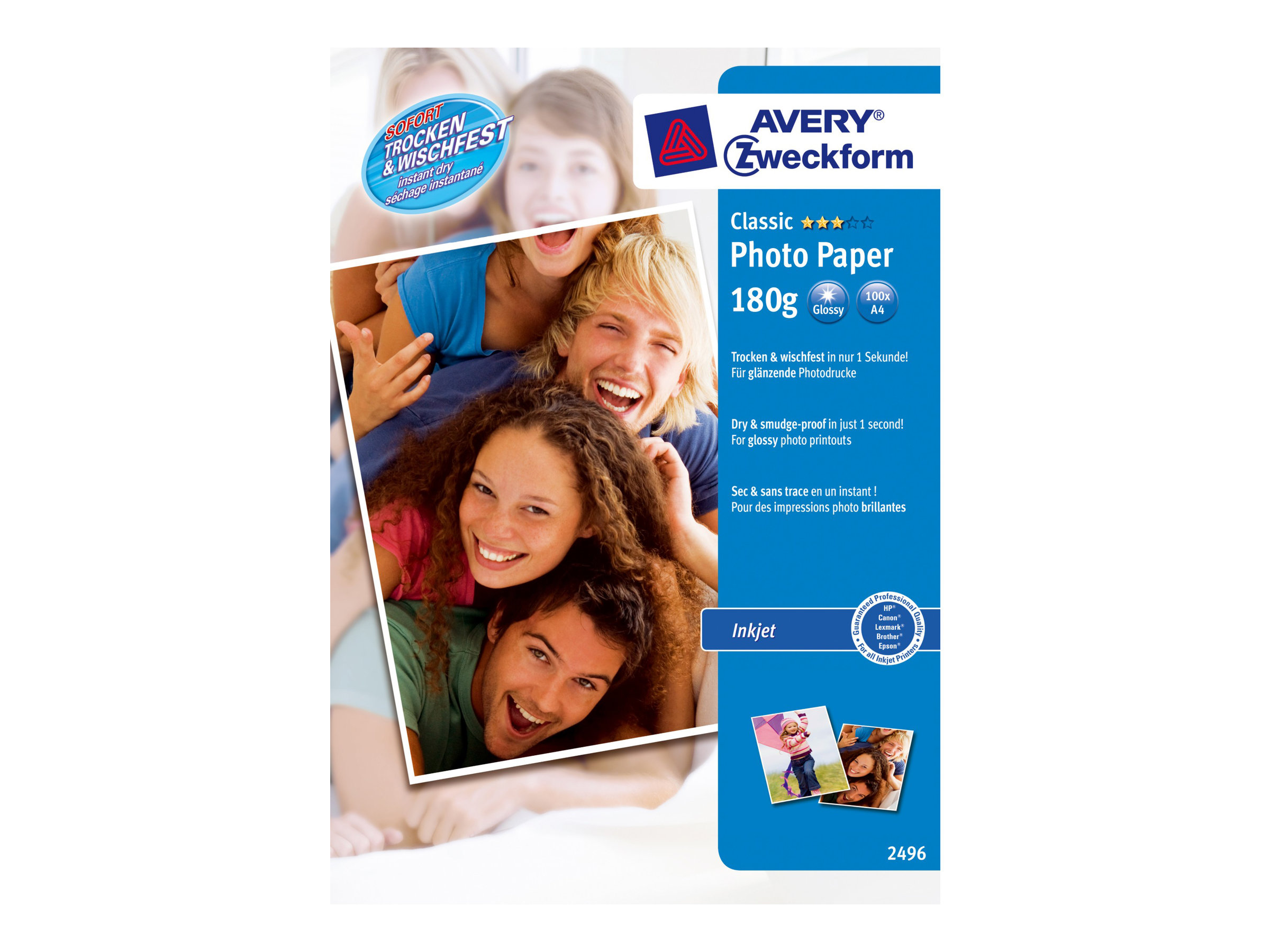 Avery Zweckform Everyday Halbglänzend weiß A4