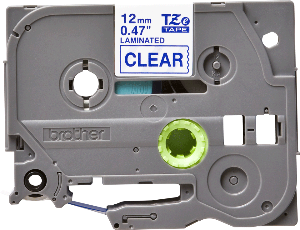 Brother TZe-133 Schriftband 12mm blau/transparent