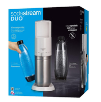SodaStream Duo Edelstahl Weiß