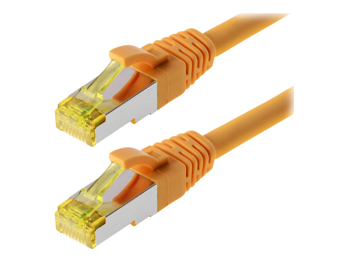 Helos Patchkabel Cat 6a S/FTP 1 m gelb