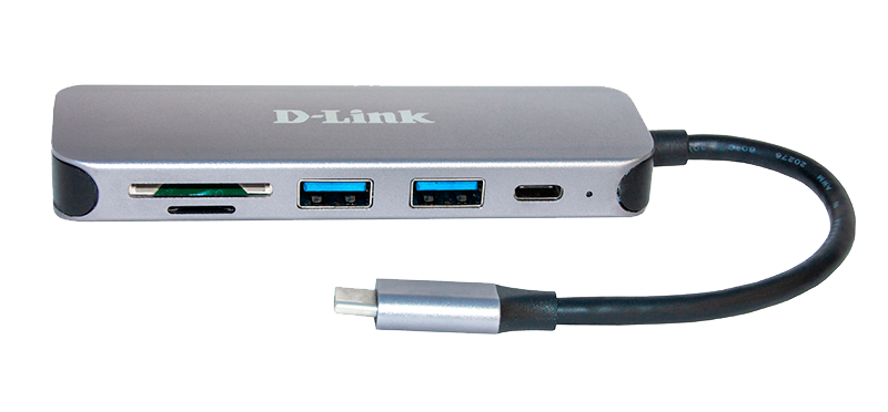 D-Link DUB-2325 USB-C Hub HDMI SD-Reader