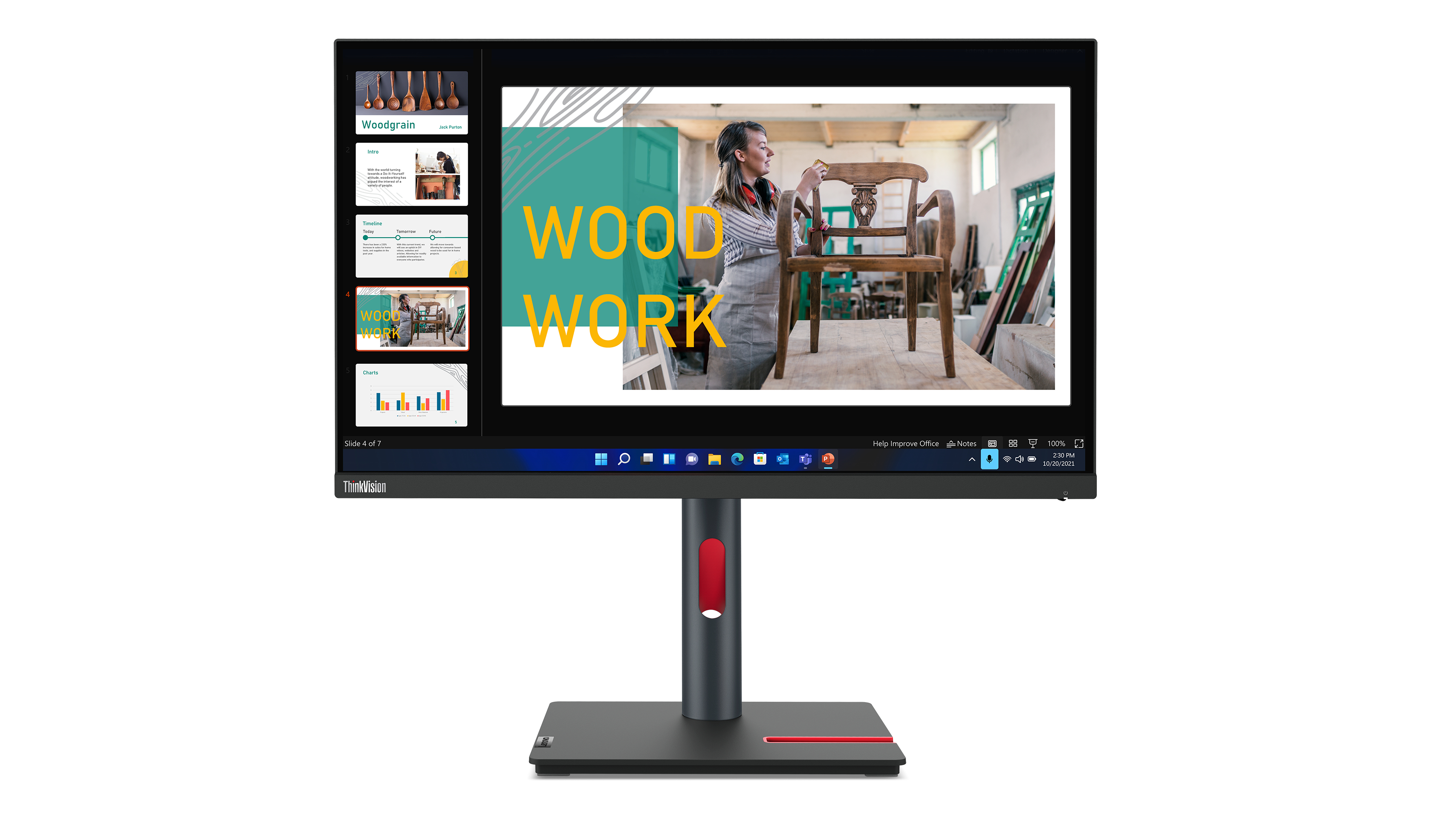 Lenovo ThinkVision P24q-30 QHD Monitor