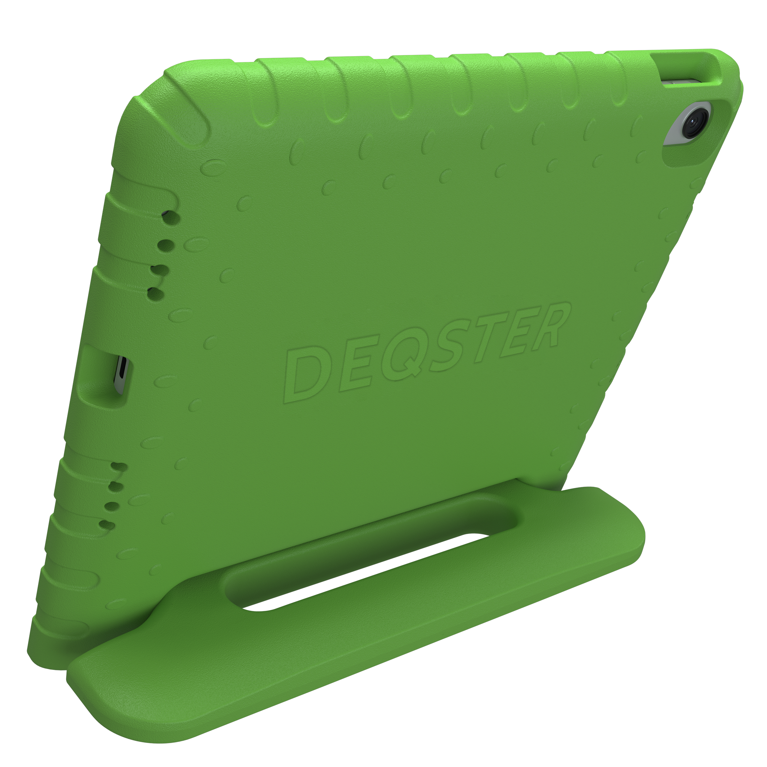 DEQSTER Kids Case iPad 10th gen tempered glass screen protector Grün