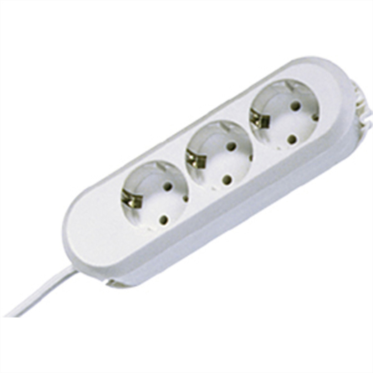 Bachmann SMART Steckdosenleiste 3x CEE7/3 1,5m weiß