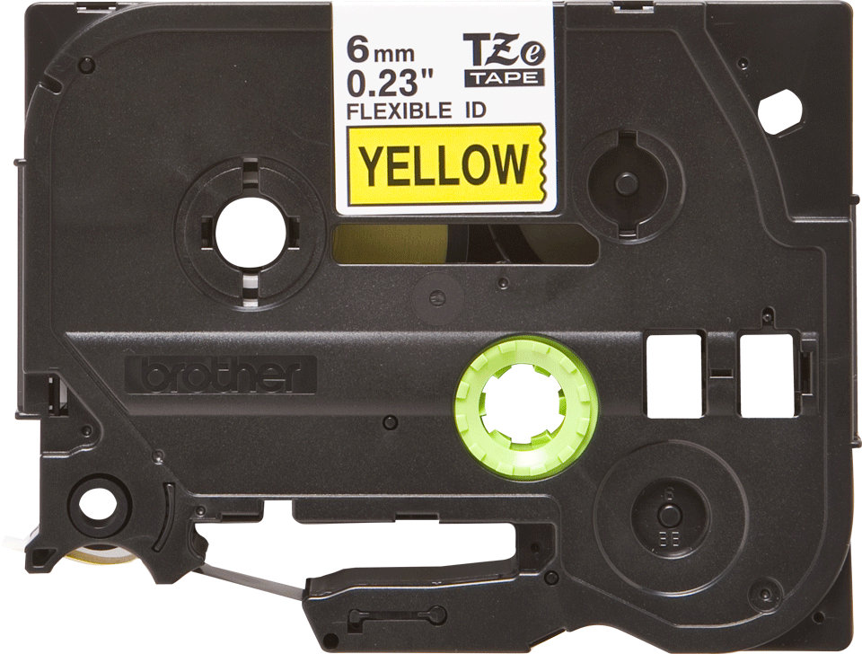 Brother TZe-FX611 schwarz auf gelb 6 mm