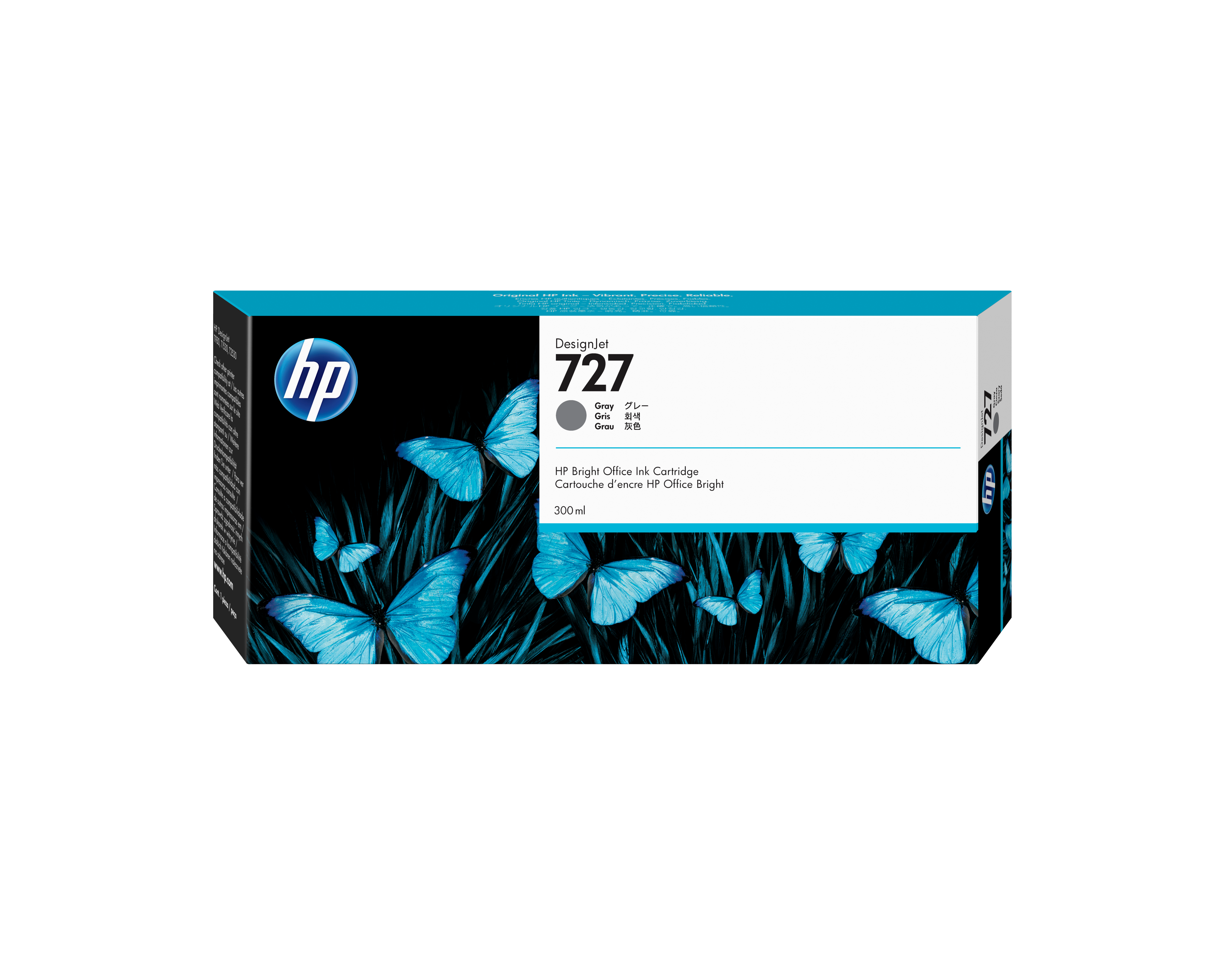 HP 727 300ml Grau