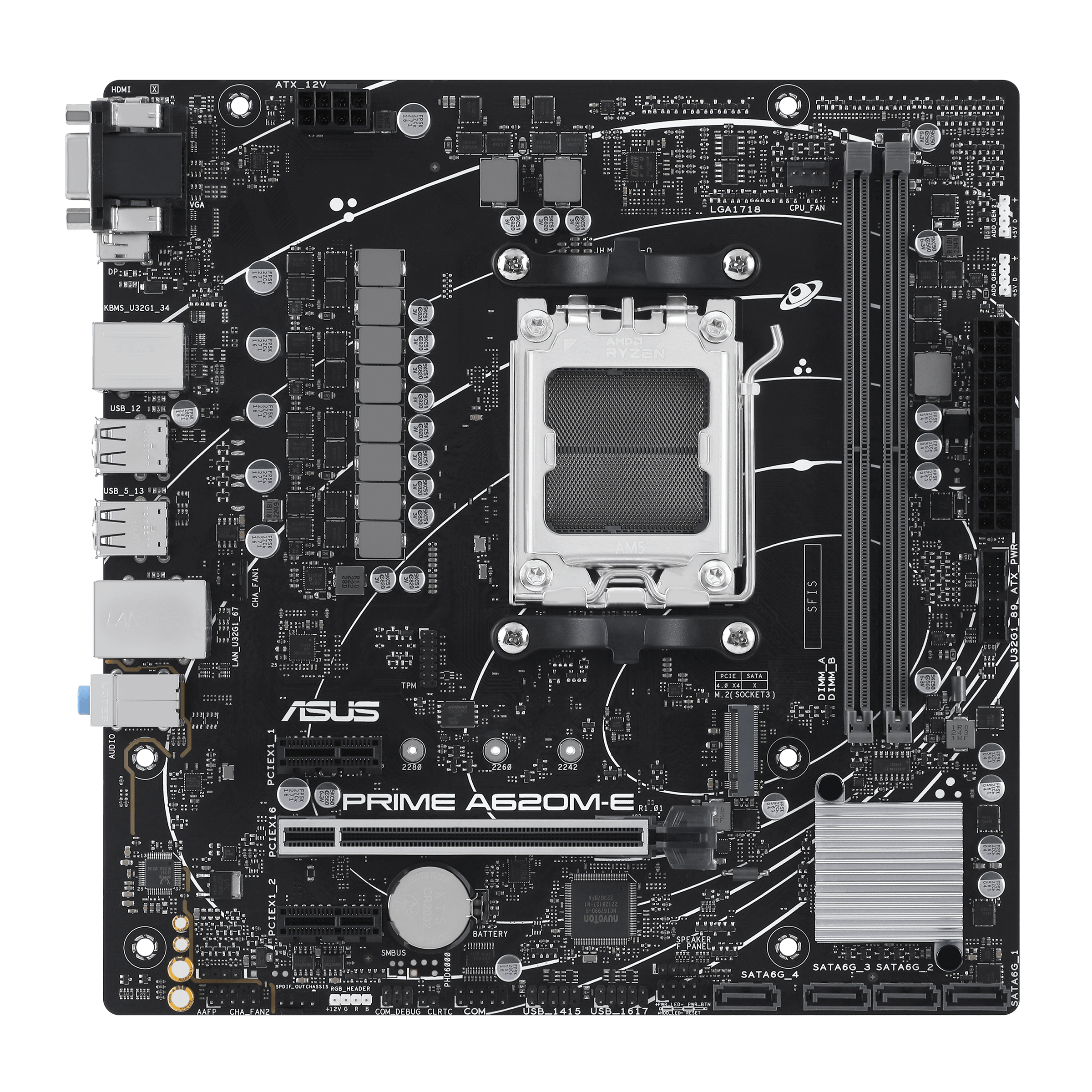 ASUS PRIME A620M-E-CSM micro ATX Socket AM5
