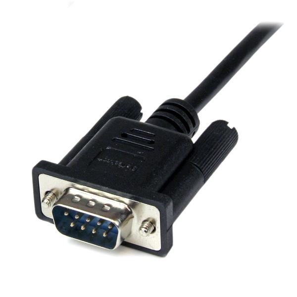 StarTech DB9 RS-232 Nullmodemkabel 2m Stecker-Buchse