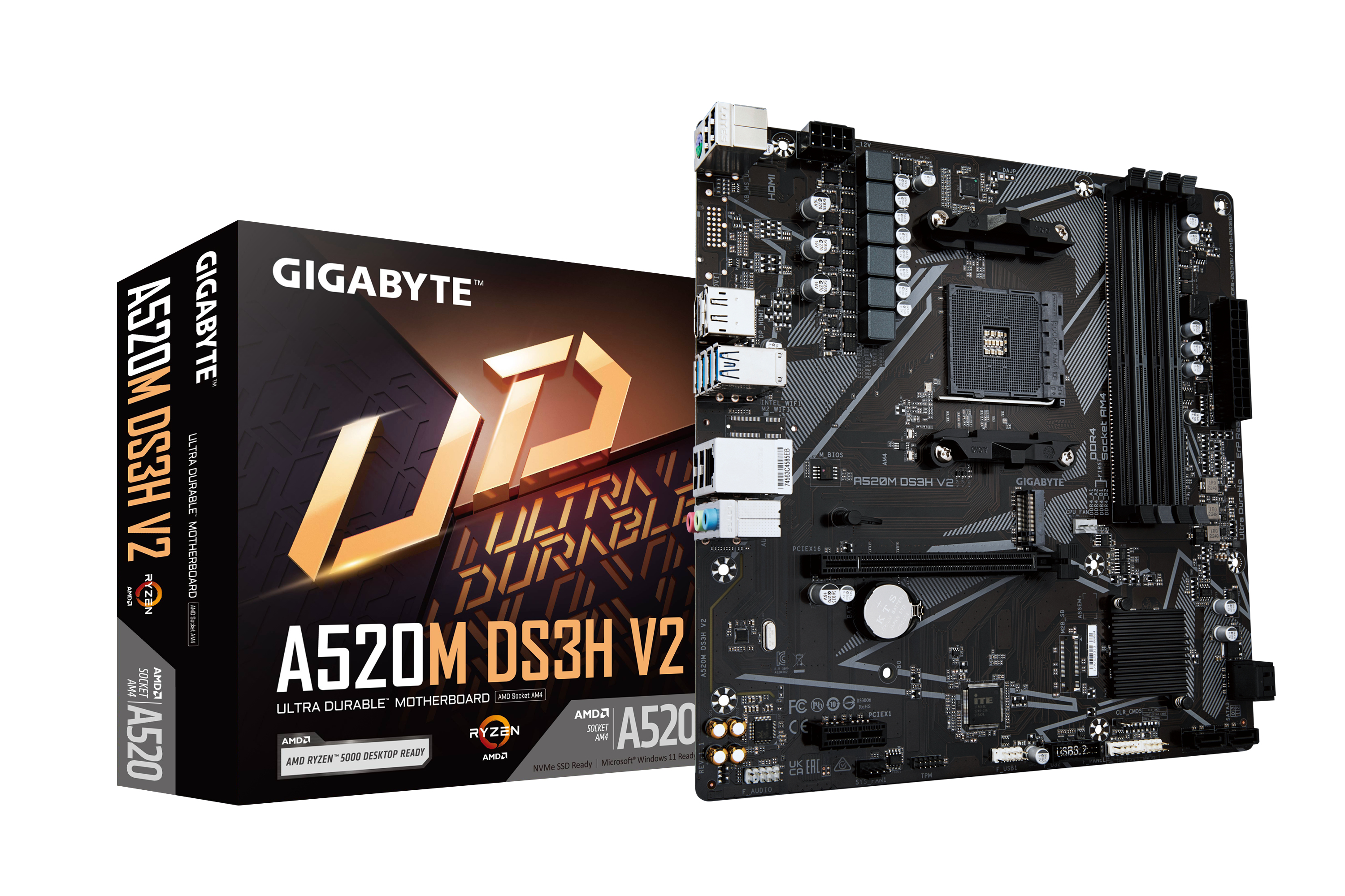 Gigabyte A520M DS3H V2 Motherboard micro ATX AM4
