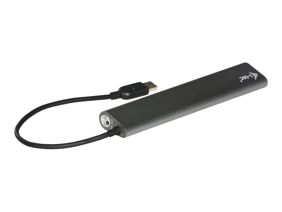 i-tec USB 3.0 Metal Hub 7-fach silber