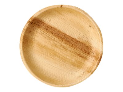 PAPSTAR Palmblatt-Teller pure natur Ø 23,0 cm 25 Stück