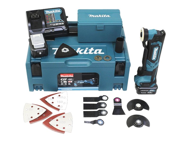 Makita TM30DSMJX5 Multifunktionswerkzeug 12,0 V mit 2 Akkus