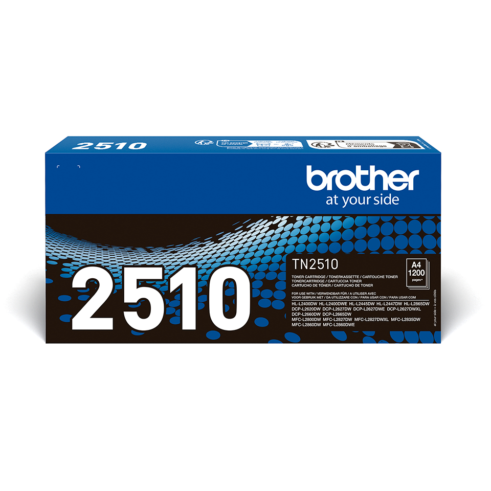 Brother TN-2510 Toner, hohe Kapazität