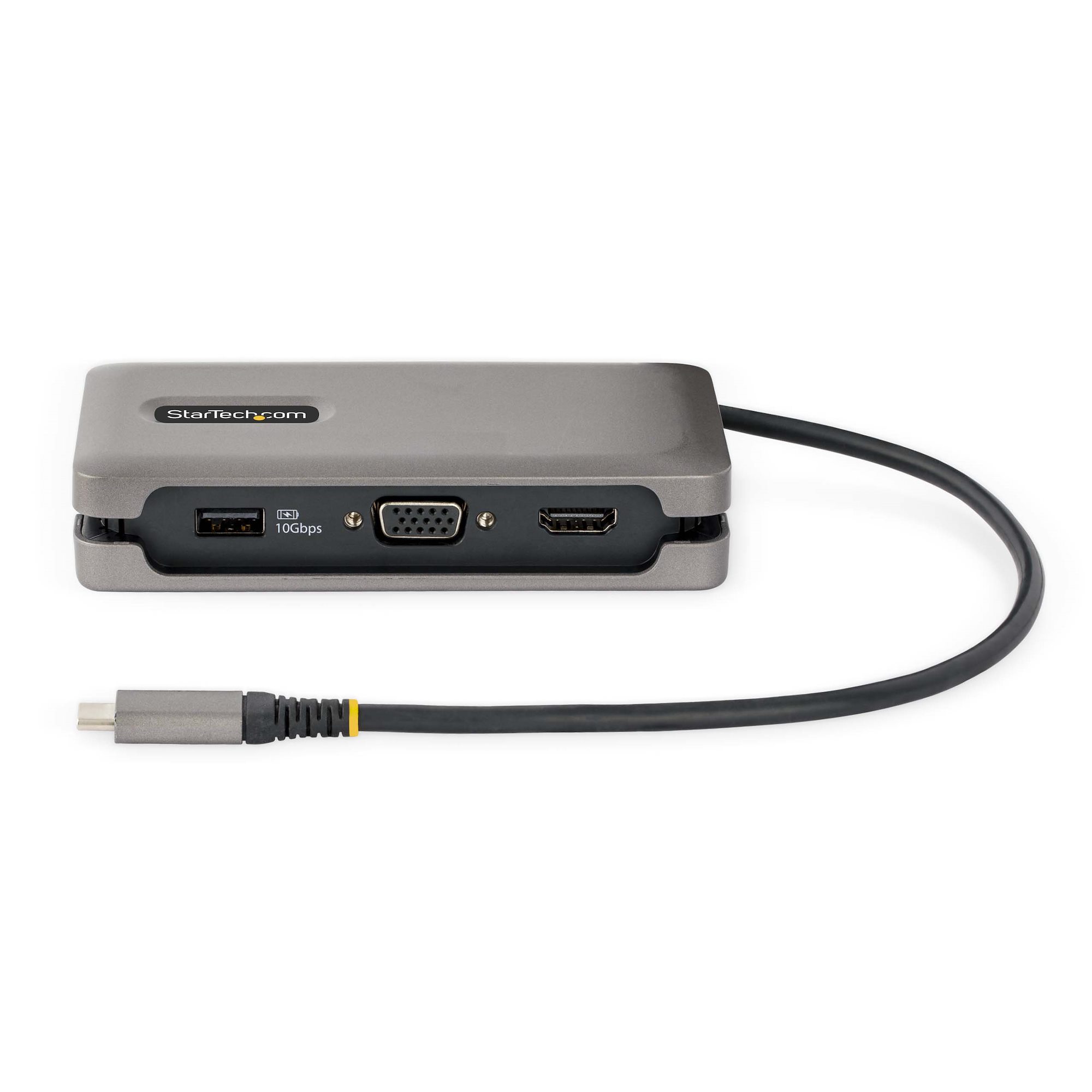 StarTech.com USB-C Multiport Adapter HDMI/VGA 4K 60Hz 100W Power Delivery