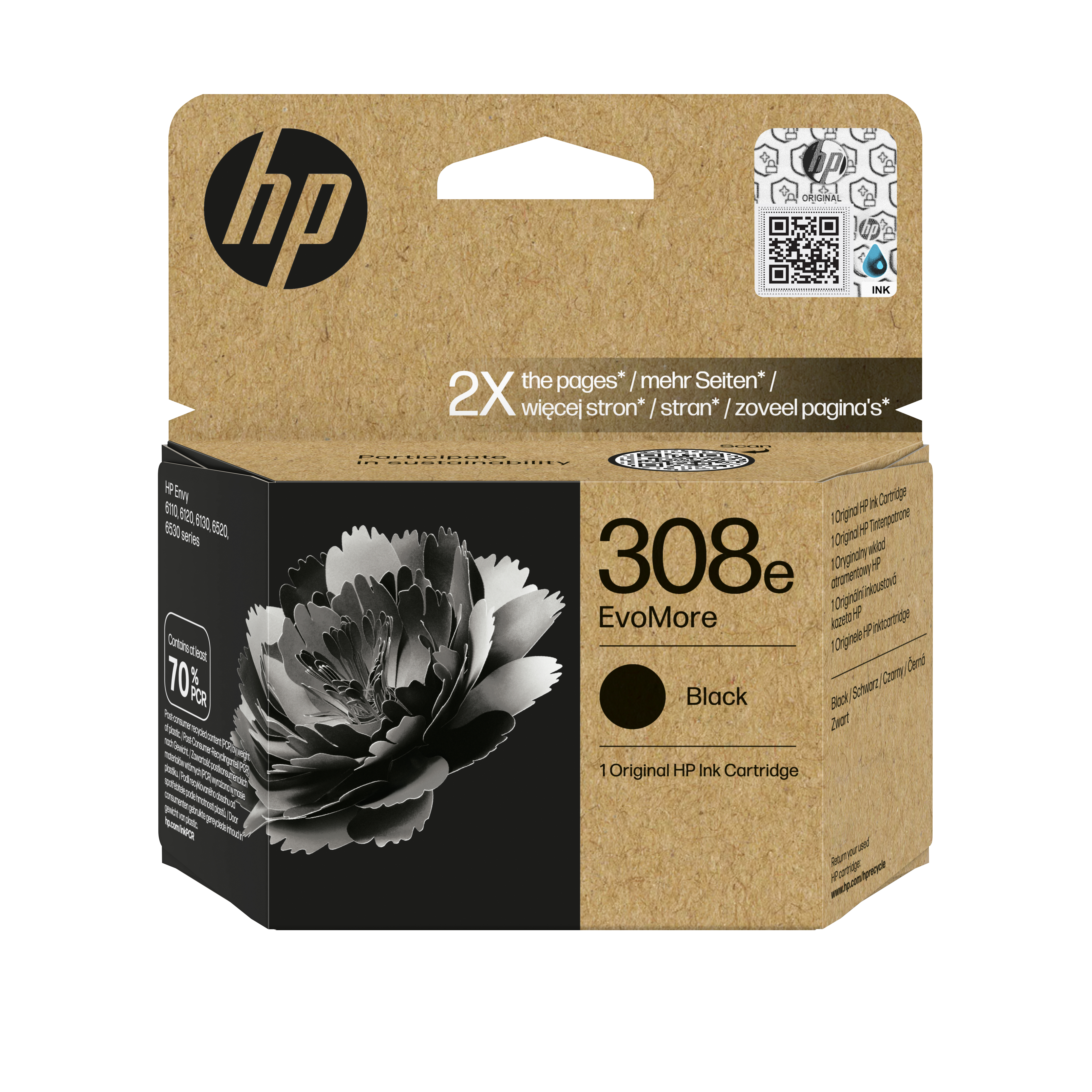 HP 308e EvoMore Druckerpatrone Schwarz