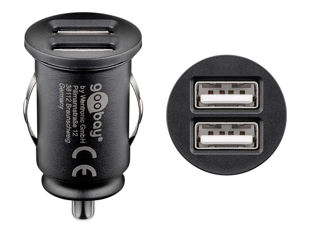 Goobay Dual USB Auto-Netzteil 24 Watt