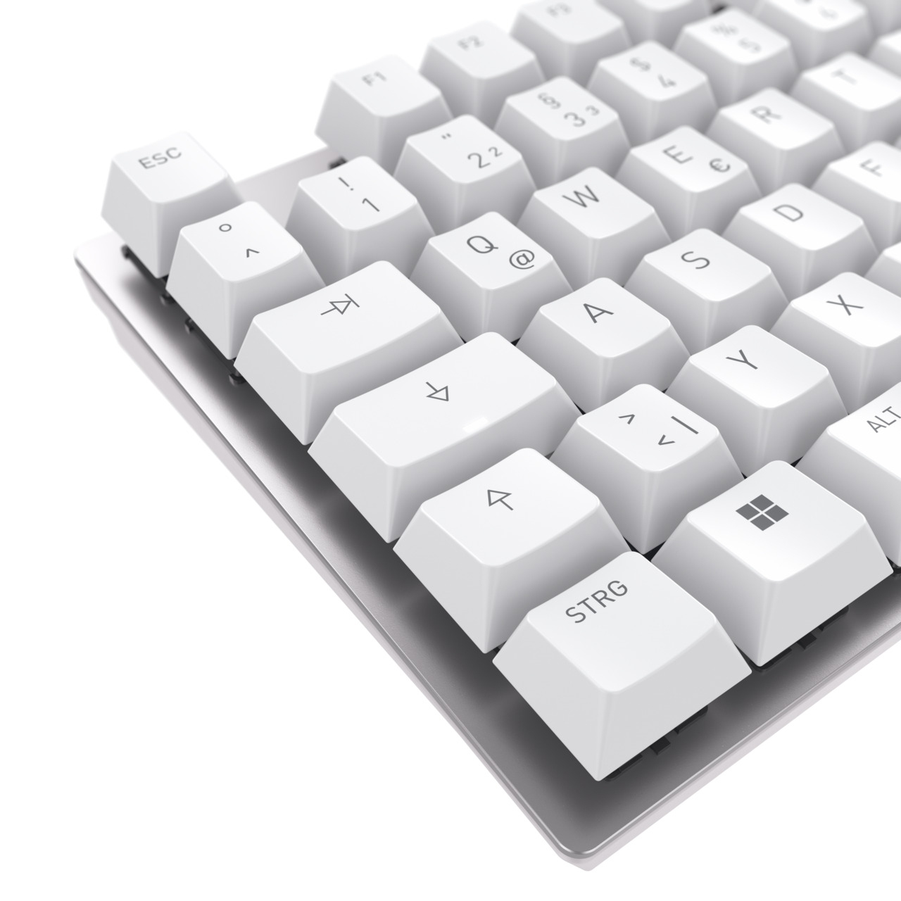 Cherry KC 200 MX Tastatur USB QWERTZ Silent Red