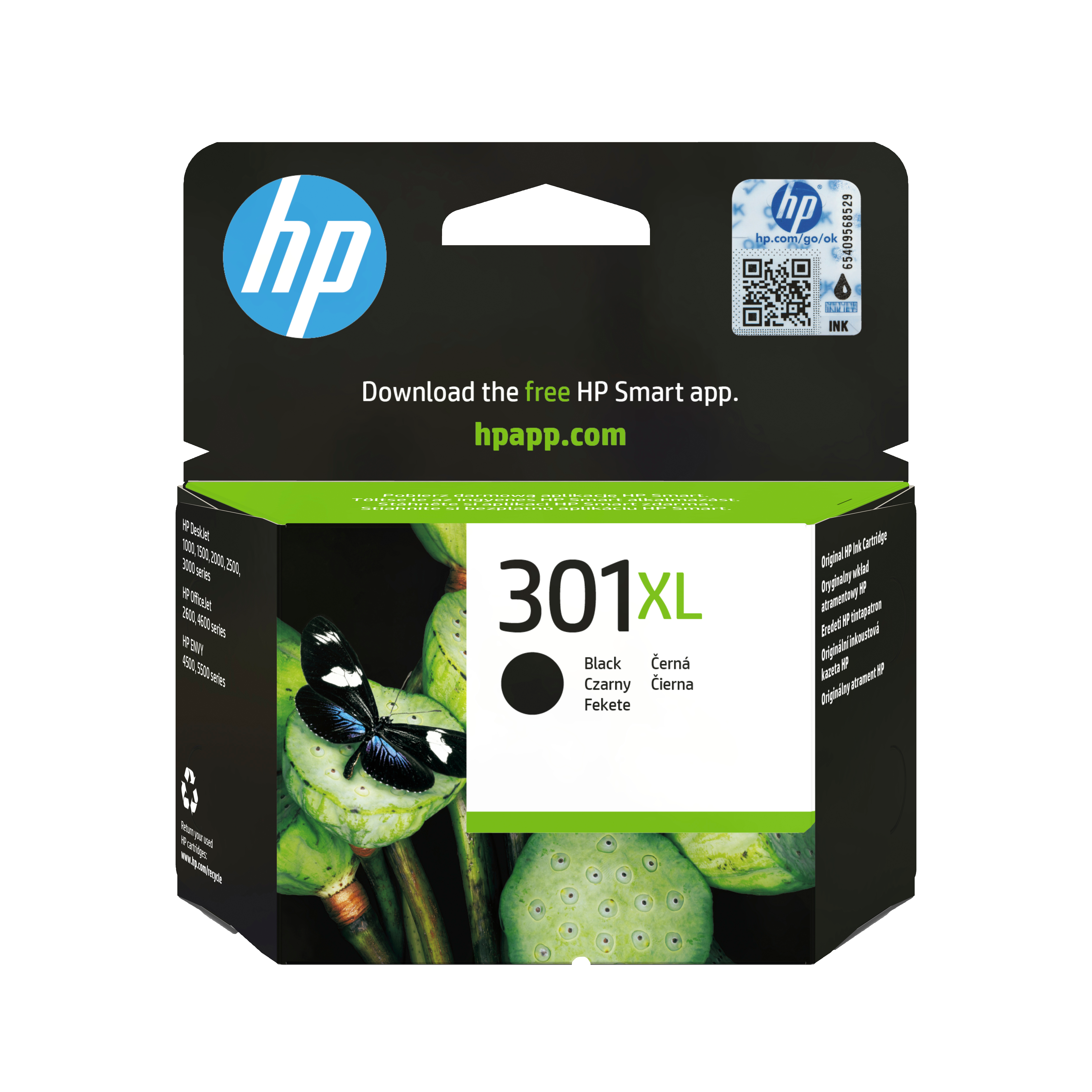 HP 301XL Schwarz Tintenpatrone