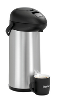 Bartscher Isolierkanne 5 L Schwarz Silber