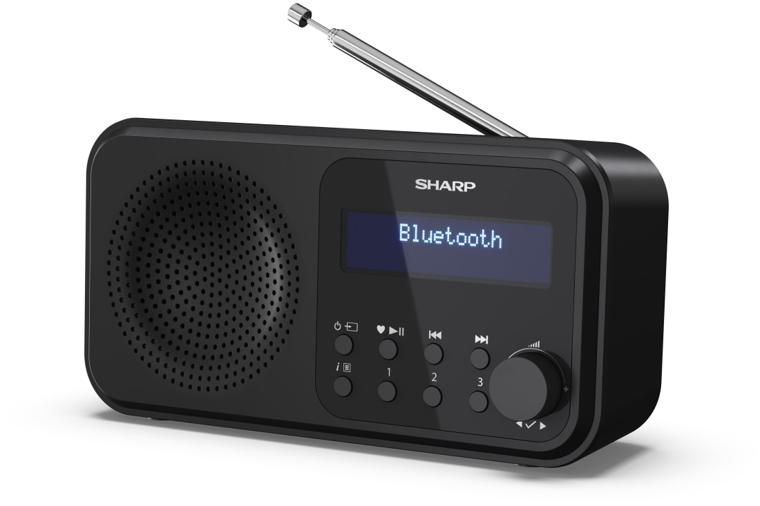 Sharp DRP420 DABBT Radio schwarz