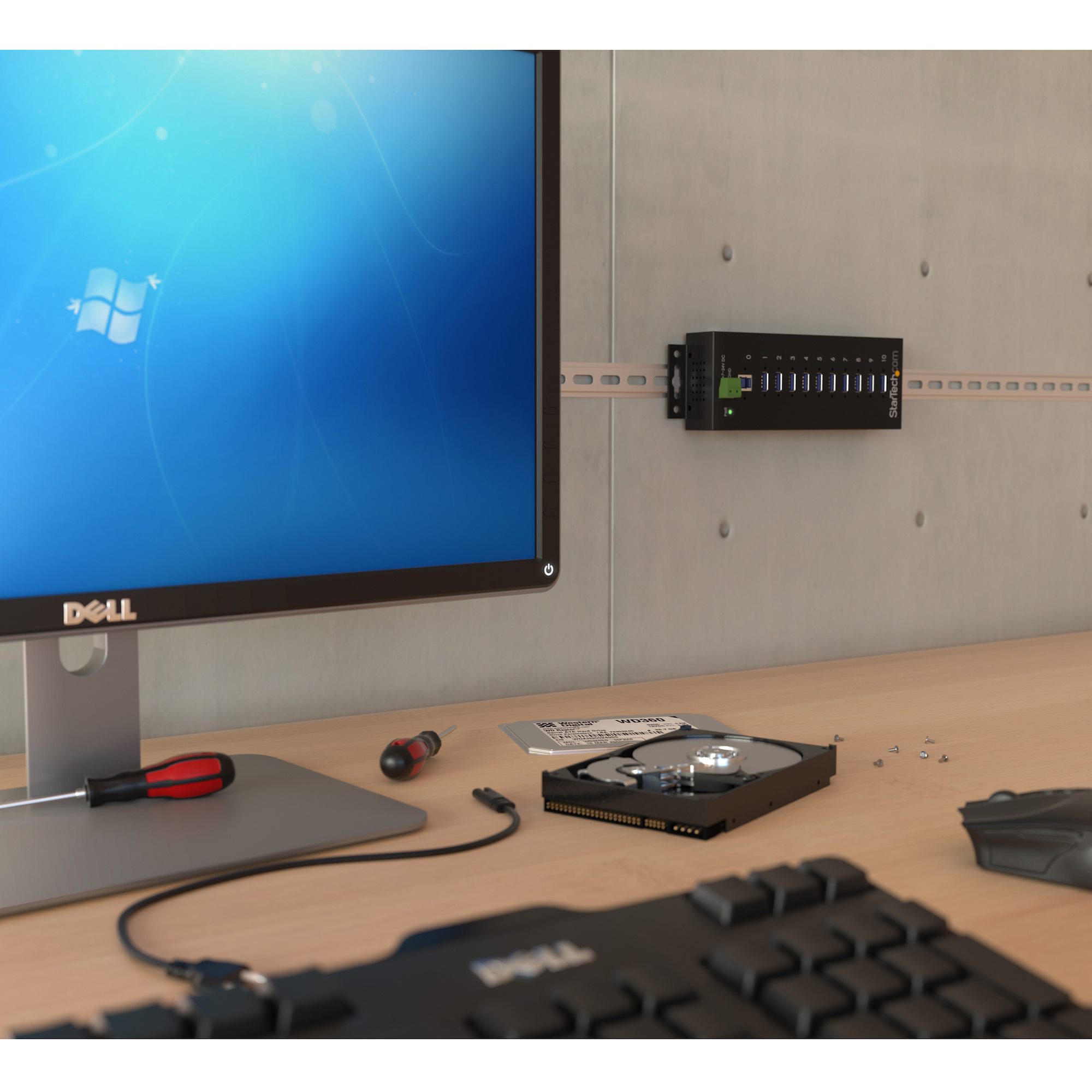 StarTech.com USB 3.0 Hub 10 Port