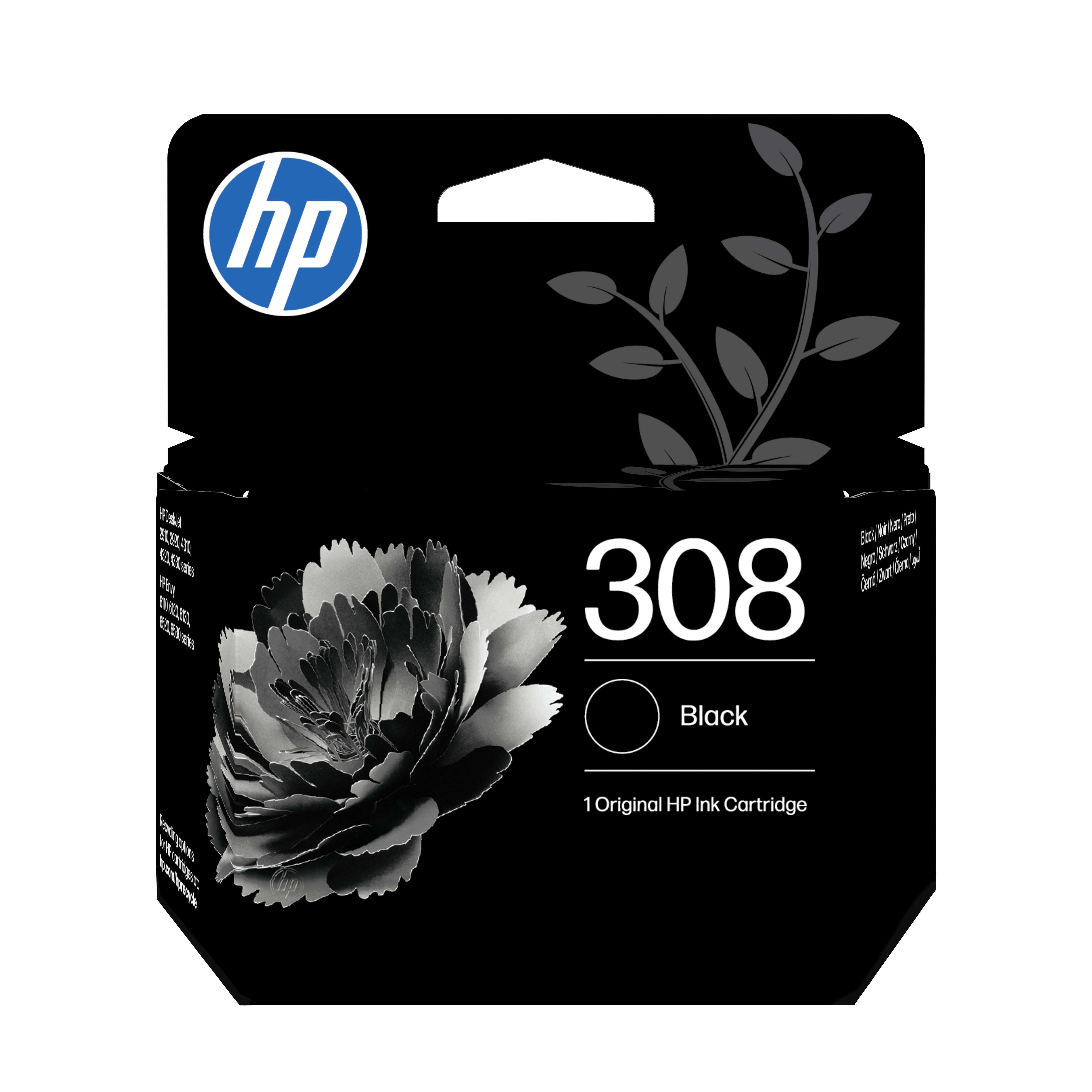 HP 308 Druckerpatronen Schwarz und Farbe