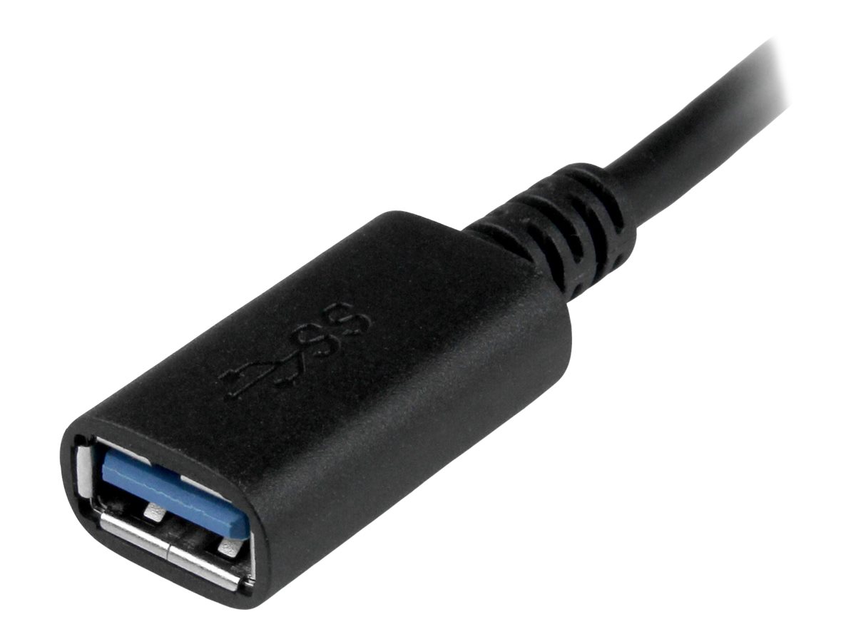 STARTECHCOM USBC to USBA Adapter Cable MF 6in USB 30