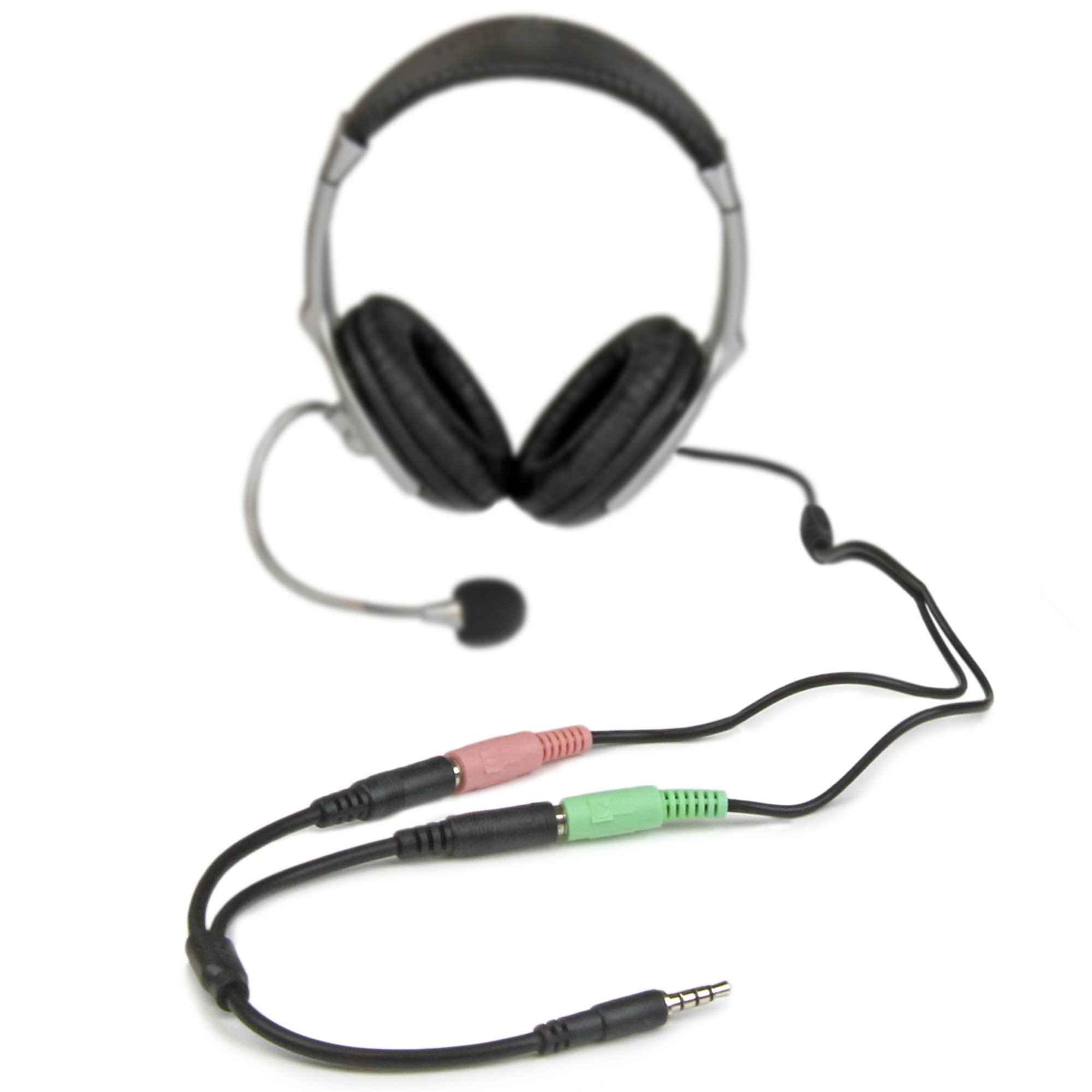 StarTech 3,5mm Headset Splitter 4-pol. auf 3-pol.