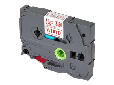 Brother TZe-232 12 mm rot/weiß