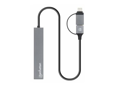Manhattan Kombo-Hub 4Port USB 3.0 Typ-C/Typ-A
