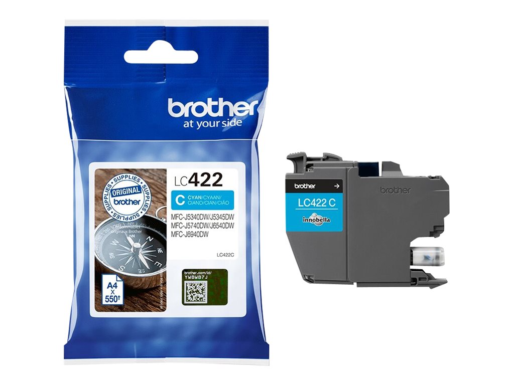 Brother LC-422C Tintenpatrone Cyan