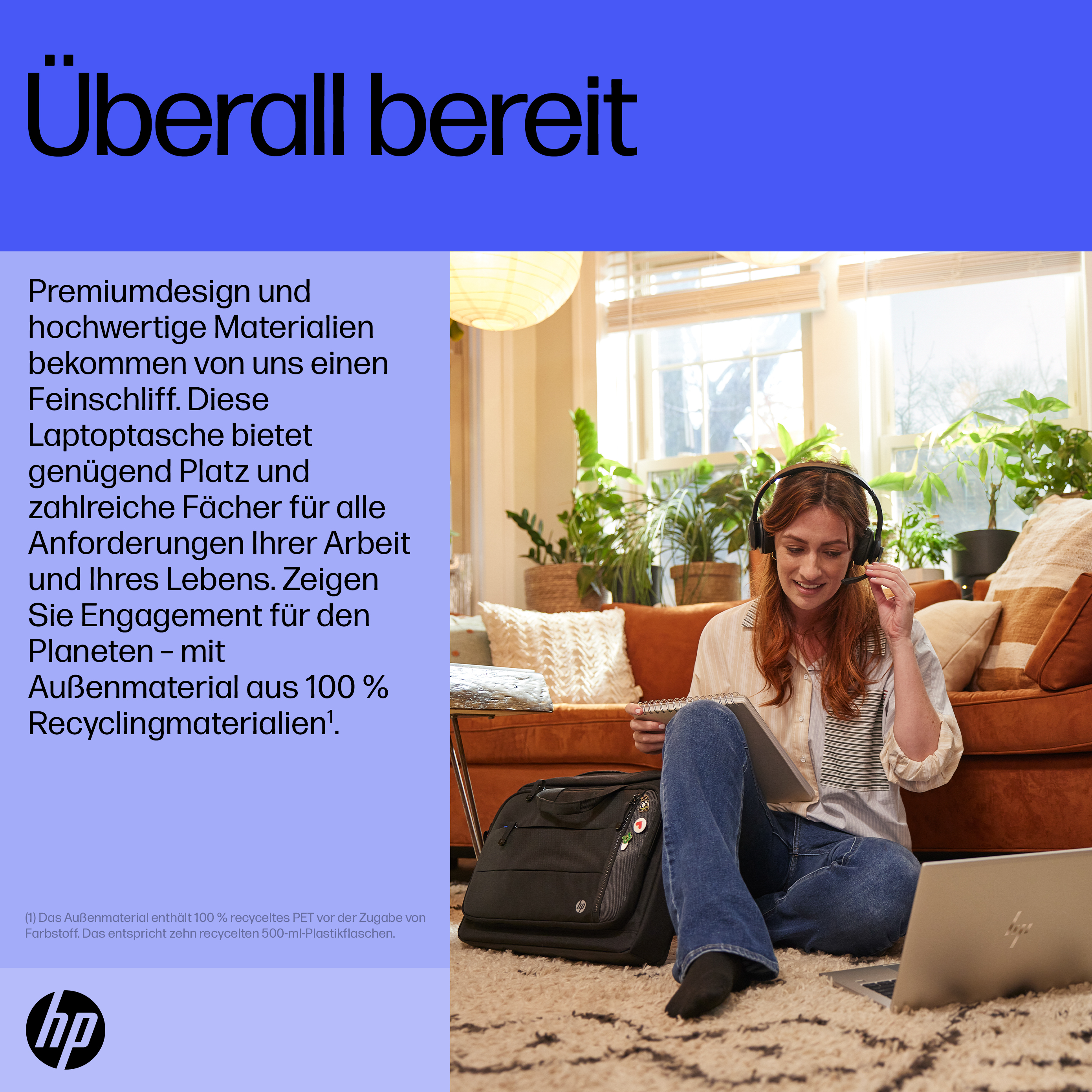 HP Renew Executive Schultertasche 16.1 Zoll Schwarz