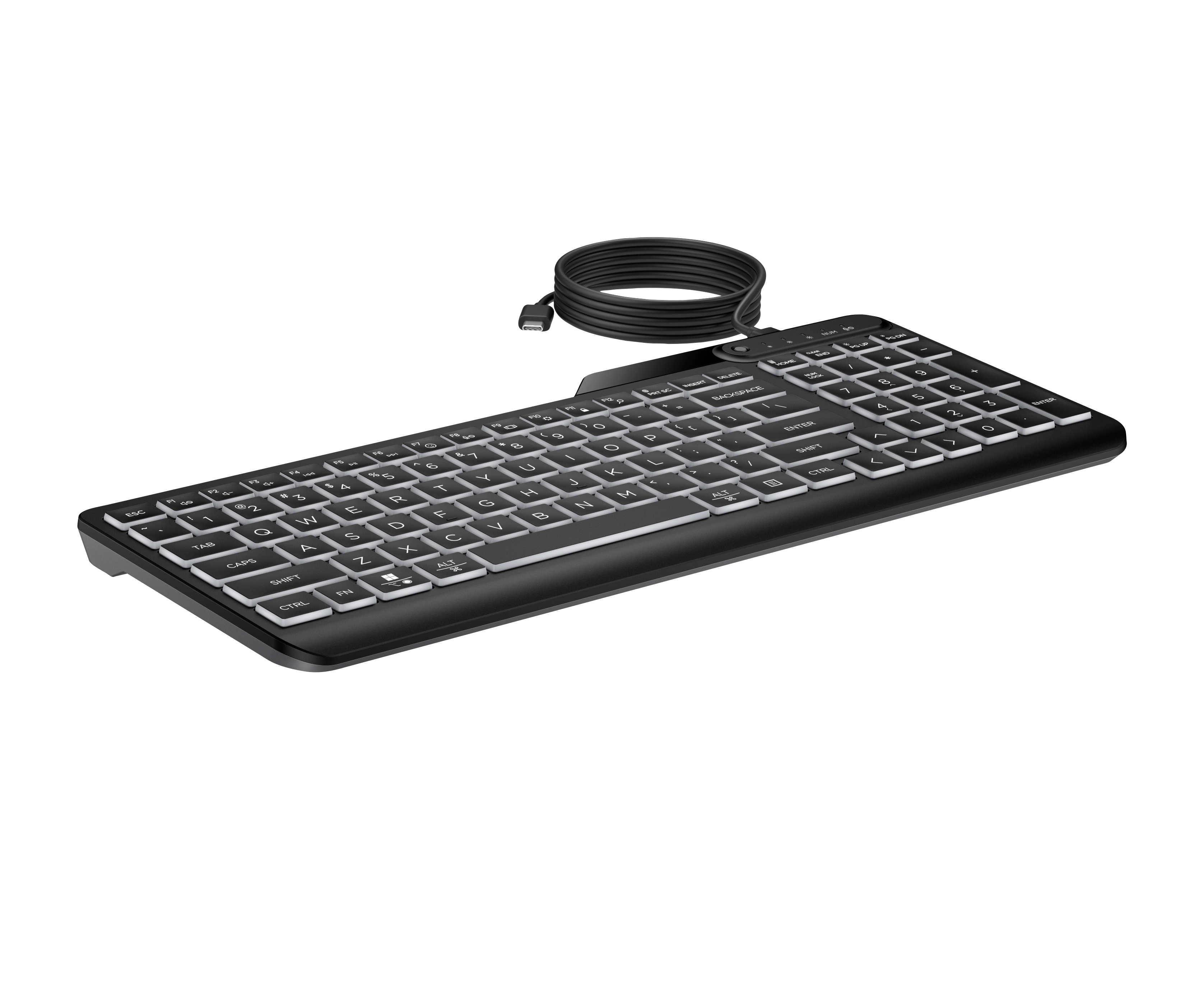 HP 400 Tastatur Multi-Device kompakt Schwarz